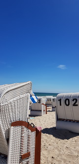 Ferienwohnung in Baabe - Sonnenblick - Sommerstimmung am Strand von Baabe