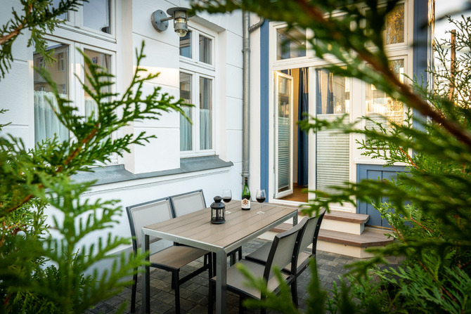 Ferienwohnung in Kühlungsborn - Ostsee-Domizil Sandburg - Terrasse