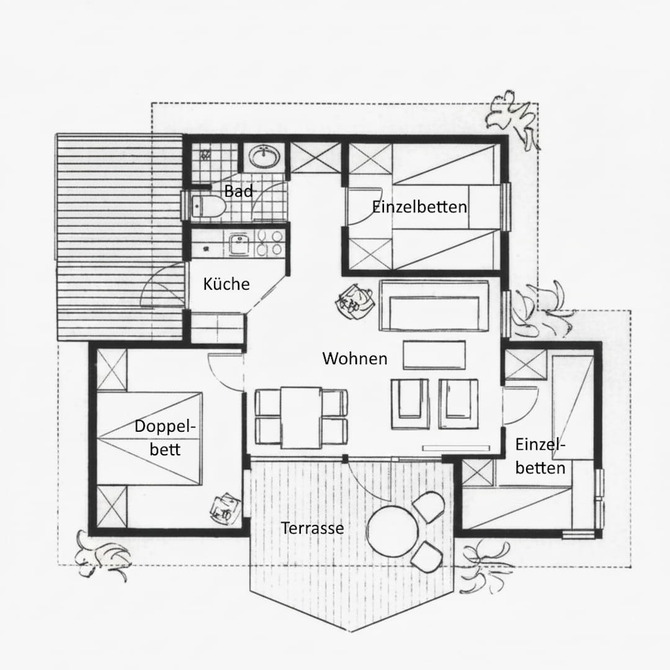 Ferienhaus in Pelzerhaken - Am Waldrand Haus C - Grundriss