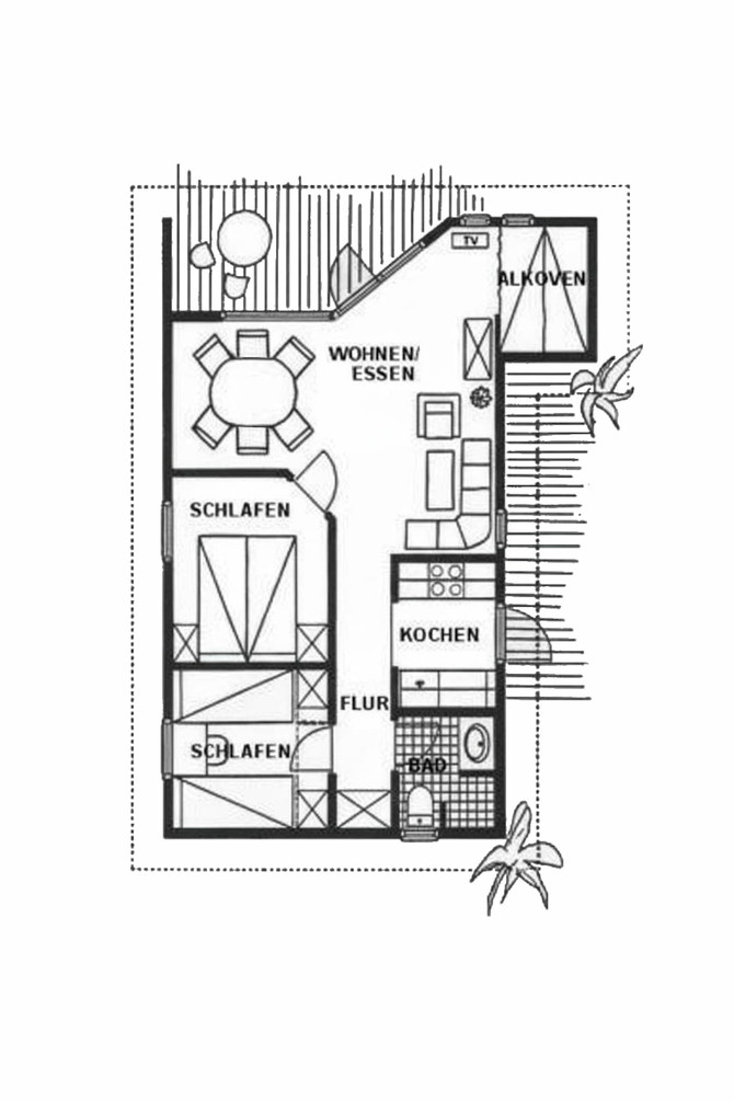 Ferienhaus in Pelzerhaken - Am Waldrand Haus D - Grundriss