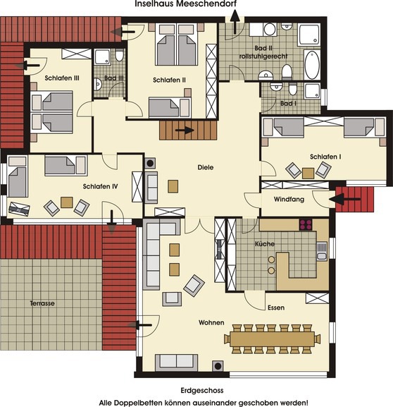 Ferienhaus in Fehmarn OT Meeschendorf - Inselhaus Meeschendorf - Bild 6