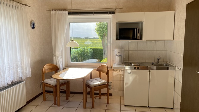 Ferienwohnung in Dahme - Anna`s Ferienwohnung - Pantry K&uuml;che