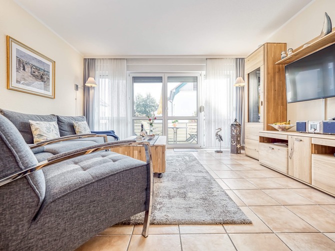 Ferienwohnung in Ostseeheilbad Zingst - Residenz am Strand, App. 1.03 - Wohnzimmer