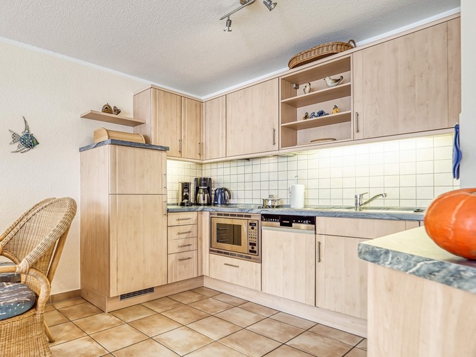 Ferienwohnung in Ostseeheilbad Zingst - Residenz am Strand, App. 1.03 - K&uuml;che