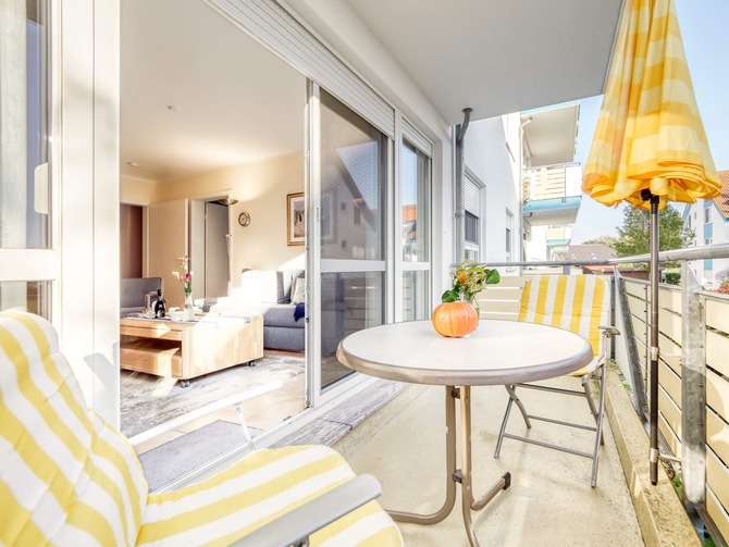 Ferienwohnung in Ostseeheilbad Zingst - Residenz am Strand, App. 1.03 - Balkon