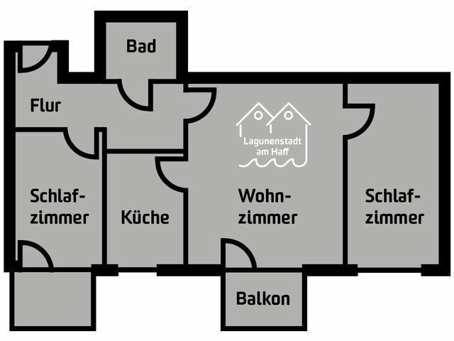 Ferienwohnung in Ueckerm&uuml;nde - Lagunenstadt am Haff Fewo 45 - Topp - Bild 12