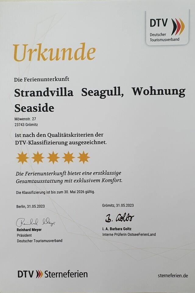 Ferienwohnung in Grömitz - "Strandvilla Seagull - Whg. Seaside" - Bild 5