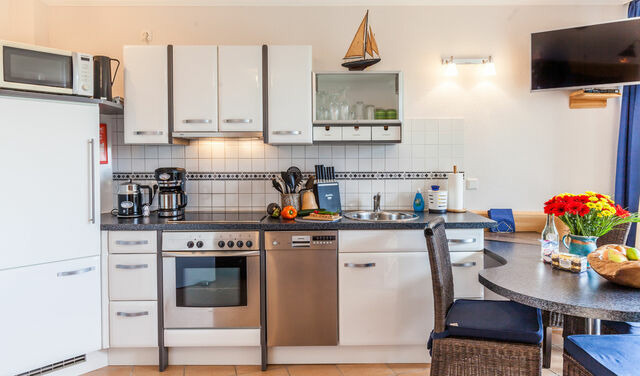 Ferienwohnung in Kronsgaard - 4 Sterne-Terrassen-Fewo "Heimathaven" direkt am Ostseestrand inkl. Schwimmbad - Bild 5