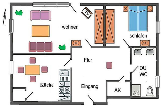 Ferienwohnung in Ostseeheilbad Zingst - Waldesruh - FW - Bild 11