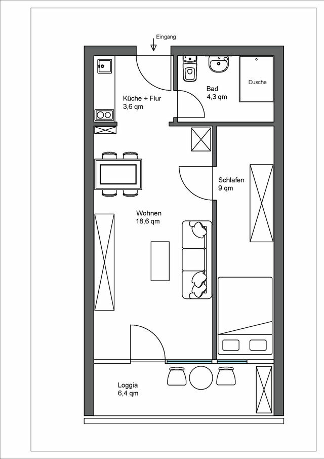 Ferienwohnung in Holm - Praclewski, Martin: App.306 im "Haus Flensburg" - Bild 11