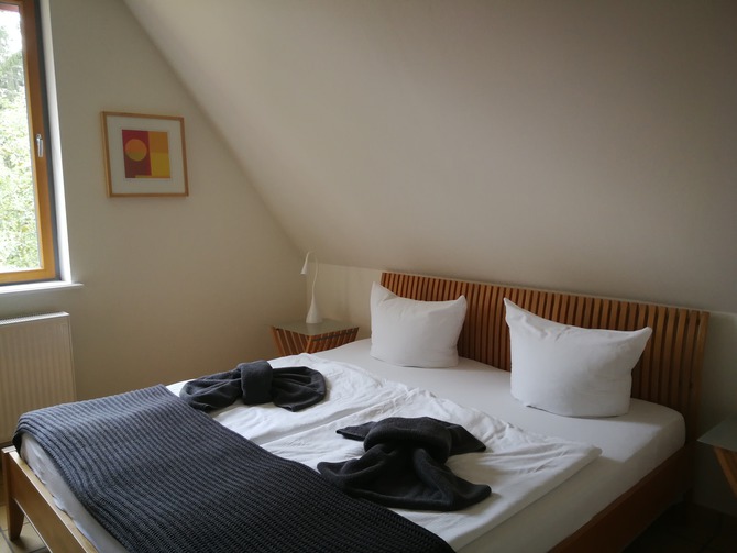 Ferienwohnung in Wieck a. Darß - Aalreuse 2 - 2 x Schlafzimmer mit komfortablen Doppelbett