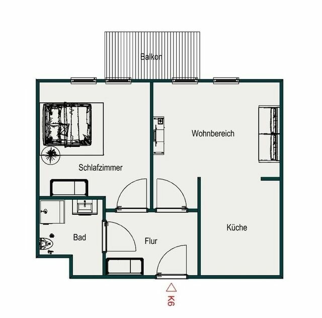 Ferienwohnung in Gr&ouml;mitz - Kabine 6 - Bild 24