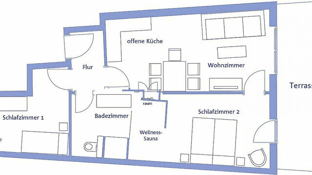 Ferienwohnung in Gr&ouml;mitz - ZUR SEEBR&Uuml;CKE | Wellness-Appartement | APPARTO Gr&ouml;mitz - Bild 4