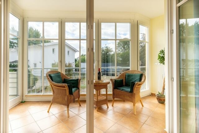 Ferienwohnung in Binz - Ferienwohnung 2 "Kranich" Villa Vogelsang in Binz, 3-Raum, Parkplatz, WLAN, Wintergarten, Terrasse - Bild 10