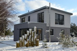 Ferienhaus in Pruchten - Ferienhus Darsskieker - auch im Winter wunderschön