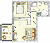Ferienwohnung in Ahlbeck - (Brise) Villa Vineta Ahlbeck App. 01 - Bild 14