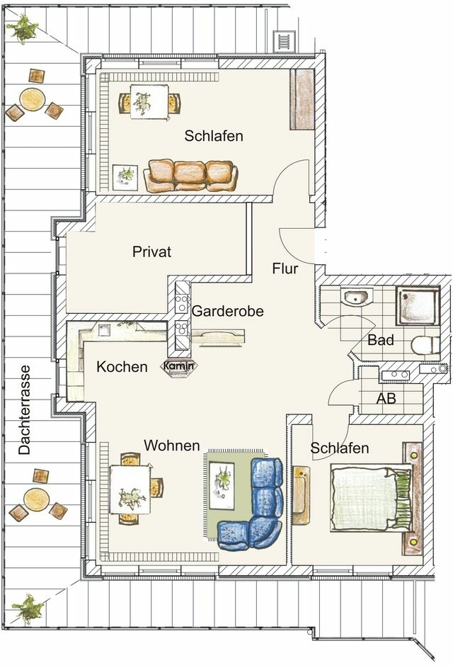 Ferienwohnung in Seebad Bansin - (Brise) Seeresidenz Haus Nordic App. 3.2 - Bild 12