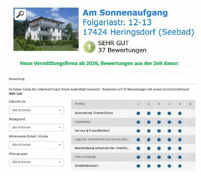 Ferienwohnung in Heringsdorf - Am Sonnenaufgang OG 2 - Bild 14