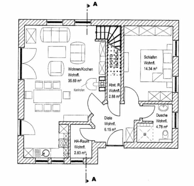 Ferienhaus in Loddin - Reetdachhaus Seeblick - Bild 23